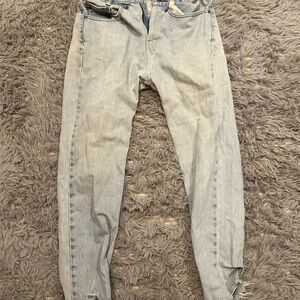 Levi's Light Blue Straight Leg Jeans